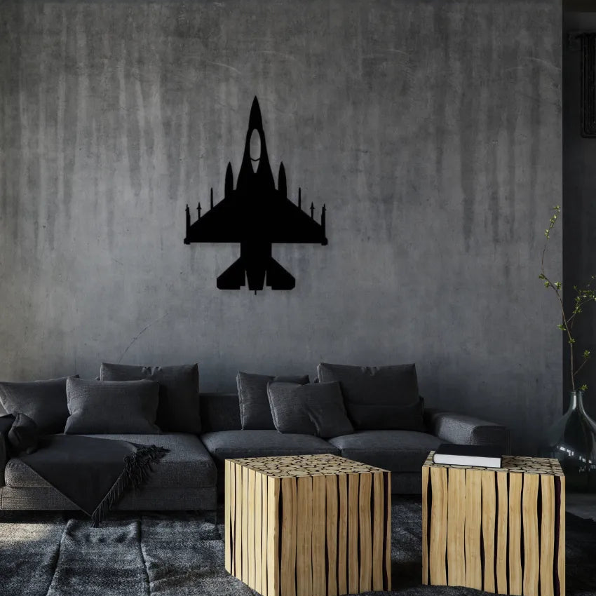 Fighter JetIron Wall Hanging Décor