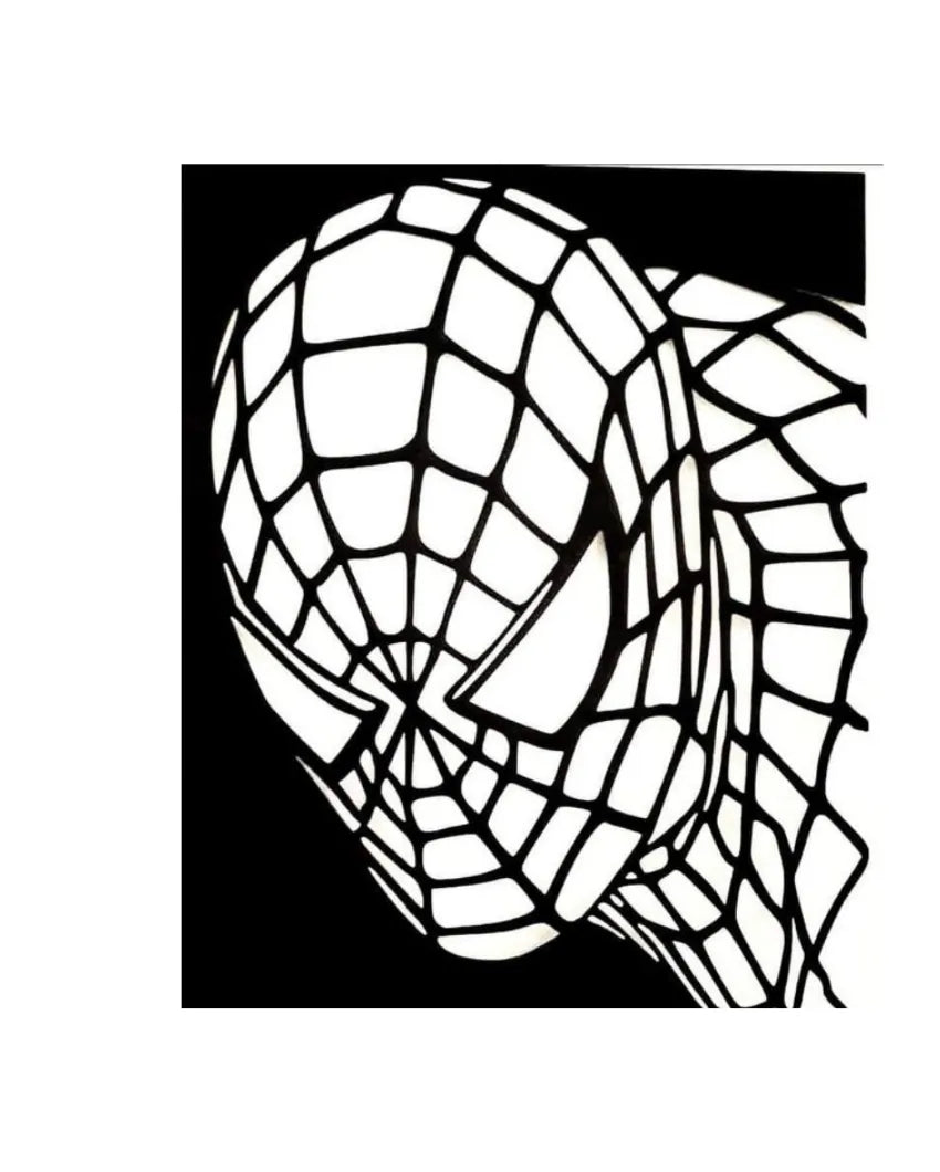 Spiderman Marvel Comics With NetIron Wall Hanging Décor