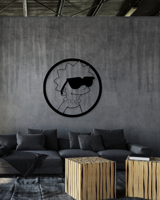 Beautiful Simpsons Iron Wall Hanging Décor