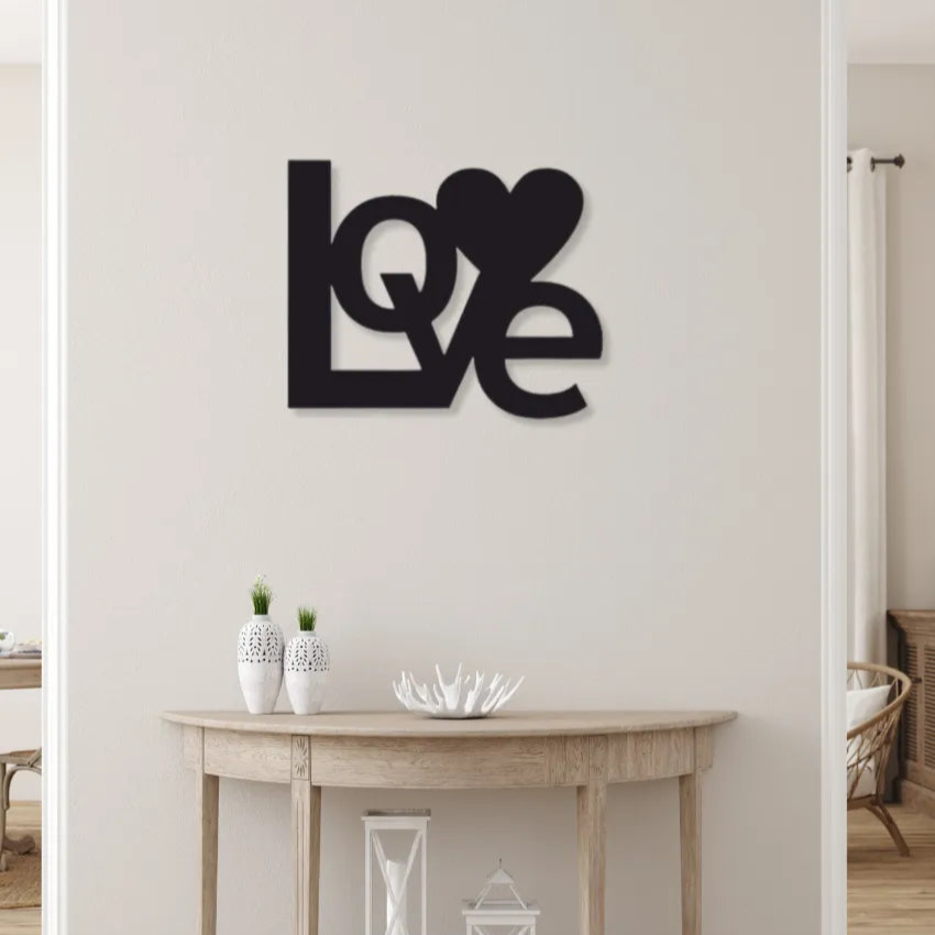 Love HomeIron Wall Hanging Décor