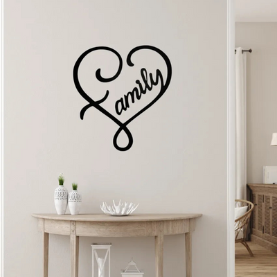 Family DesignIron Wall Hanging Décor