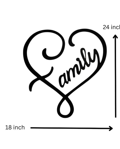 Family DesignIron Wall Hanging Décor