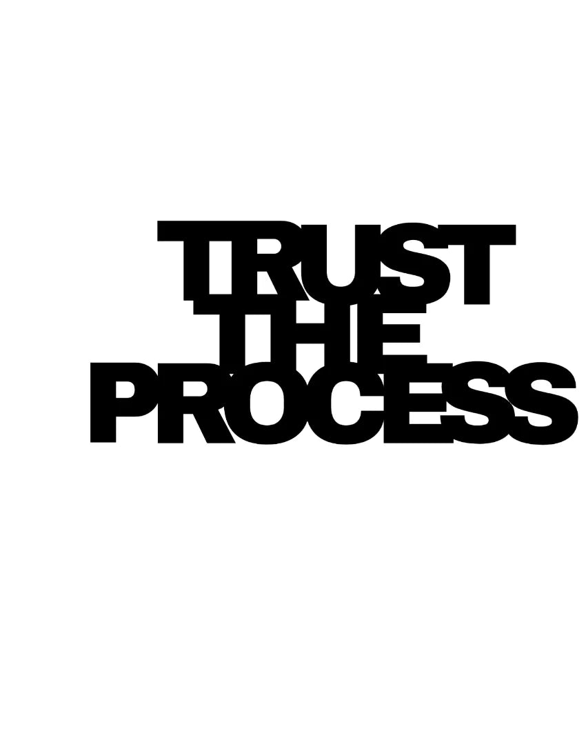 Trust The ProcessIron Wall Hanging Décor