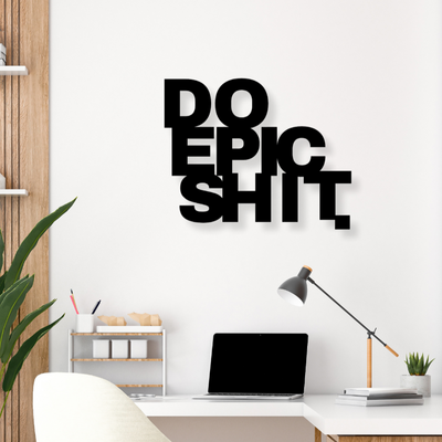 Do Epic ShitIron Wall Hanging Décor