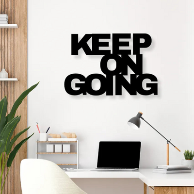 Keep On GoingIron Wall Hanging Décor