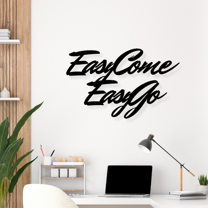 Easy Come Easy GoIron Wall Hanging Décor