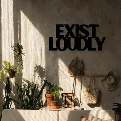 Exist LoudlyIron Wall Hanging Décor