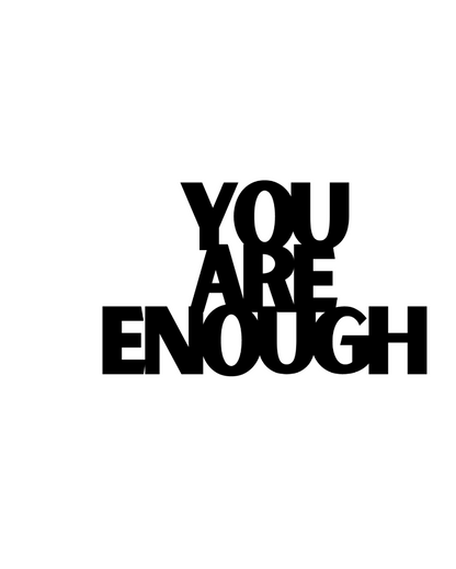 You Are EnoughIron Wall Hanging Décor