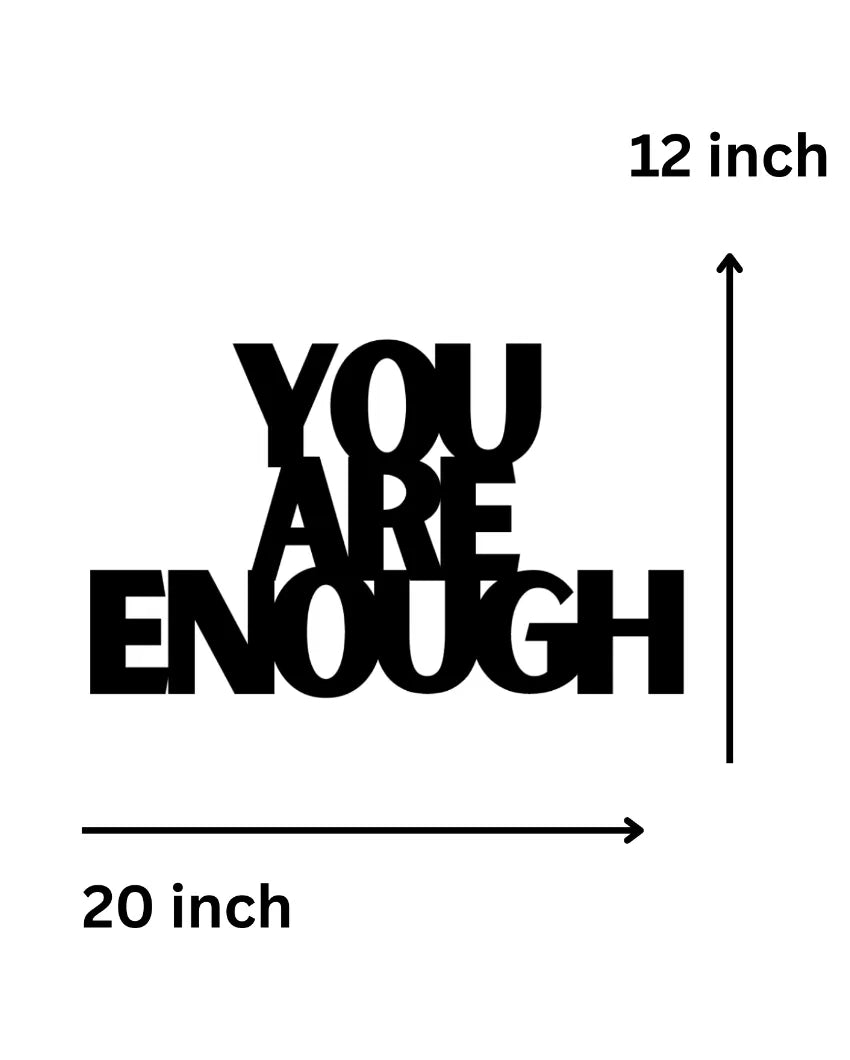 You Are EnoughIron Wall Hanging Décor