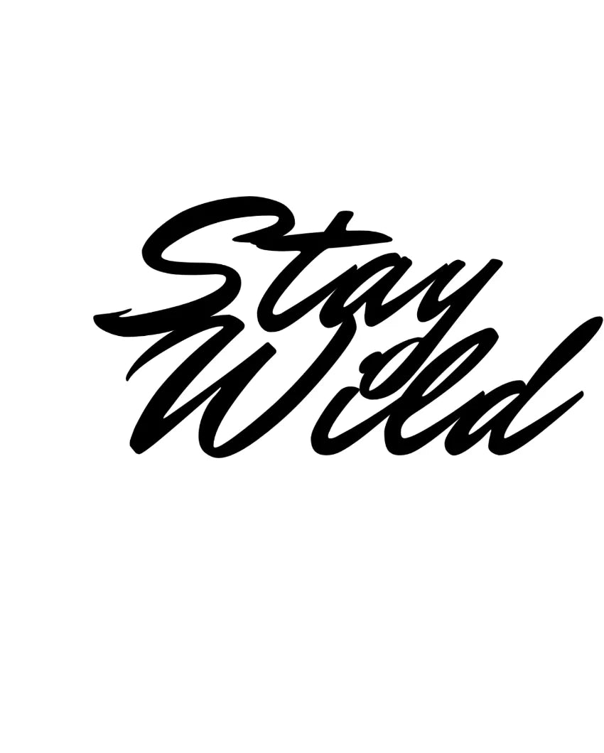 Stay WildIron Wall Hanging Décor