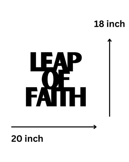 Leap Of FaithIron Wall Hanging Décor