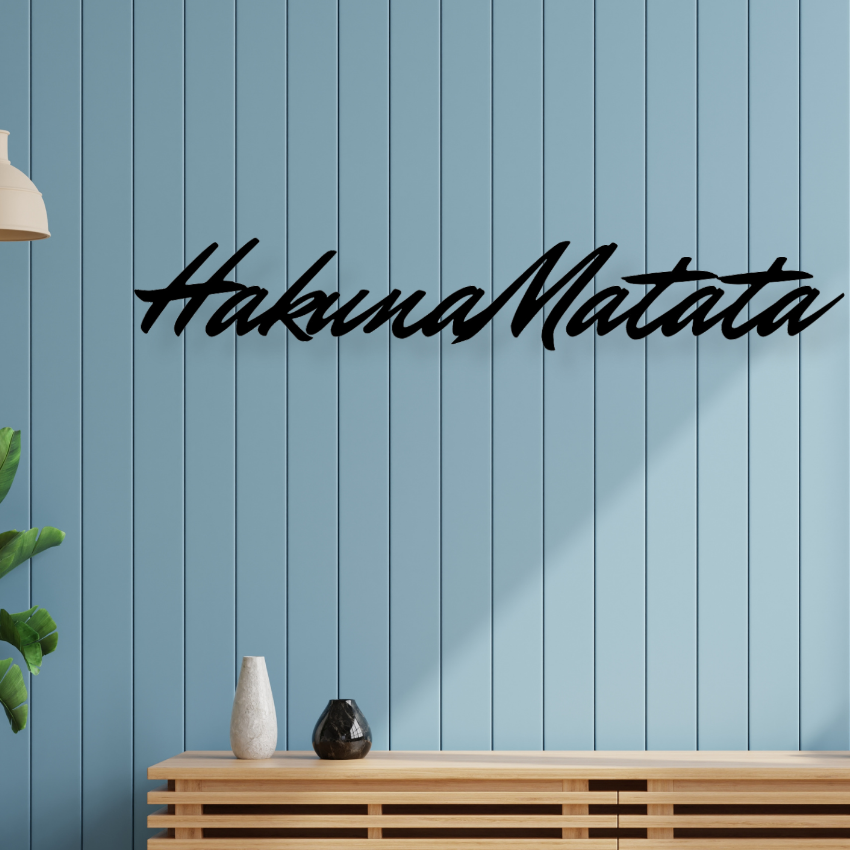 Hakuna MatataIron Wall Hanging Décor