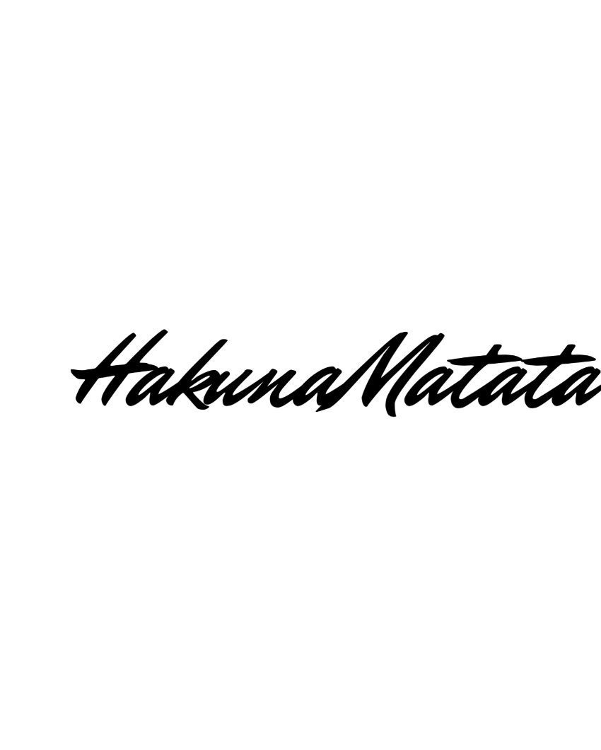 Hakuna MatataIron Wall Hanging Décor