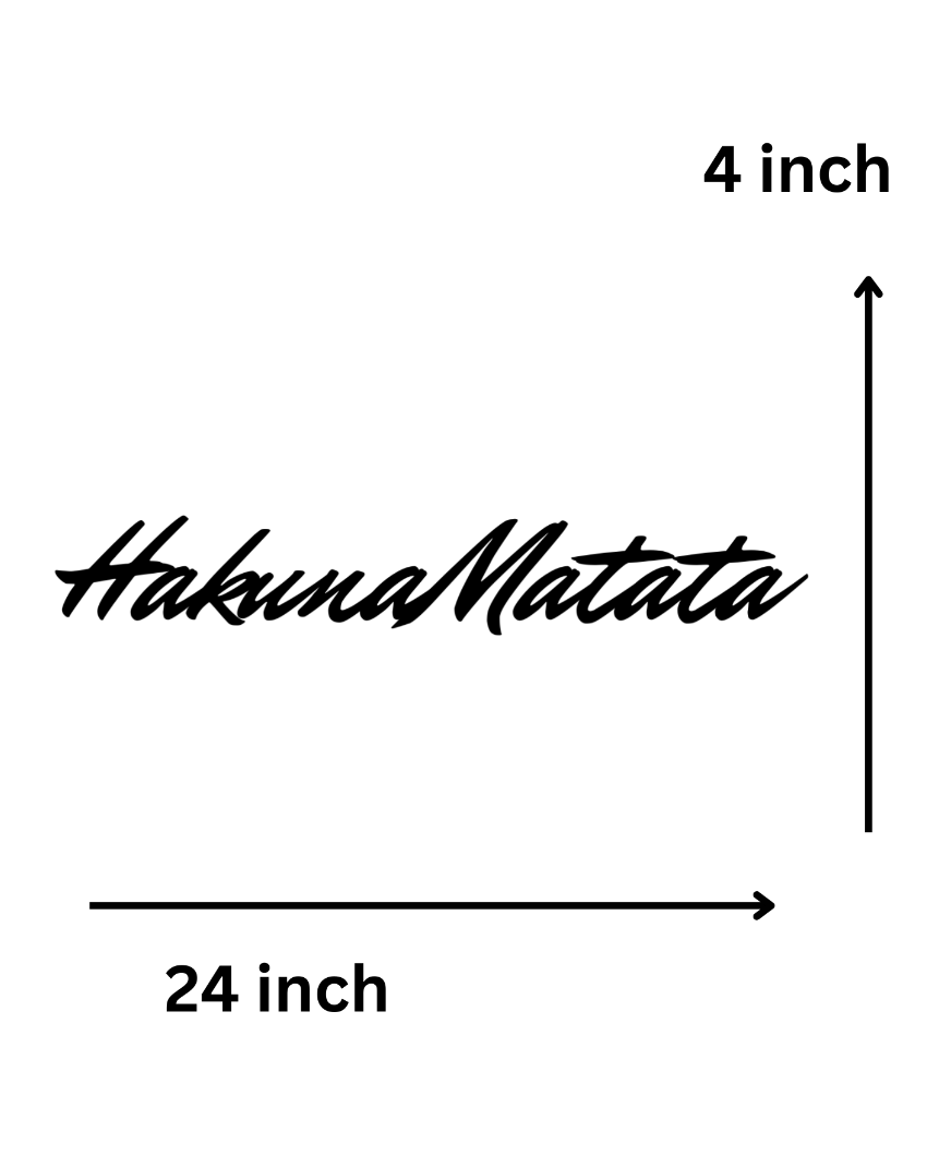 Hakuna MatataIron Wall Hanging Décor