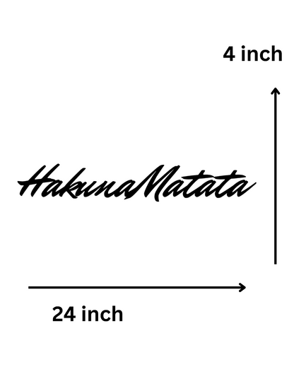 Hakuna MatataIron Wall Hanging Décor