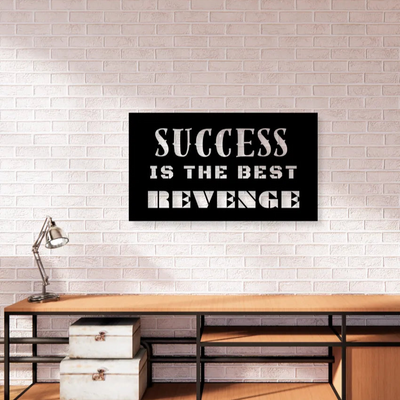 Success Is The Best RevengeIron Wall Hanging Décor