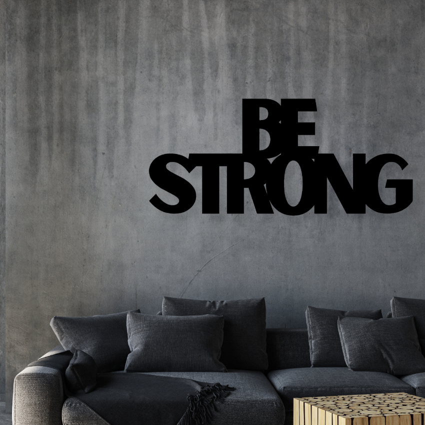 Be StrongIron Wall Hanging Décor