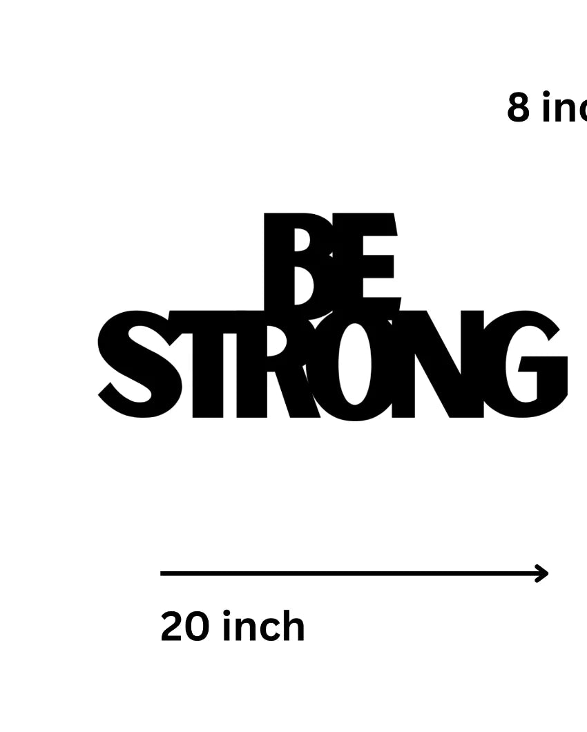 Be StrongIron Wall Hanging Décor