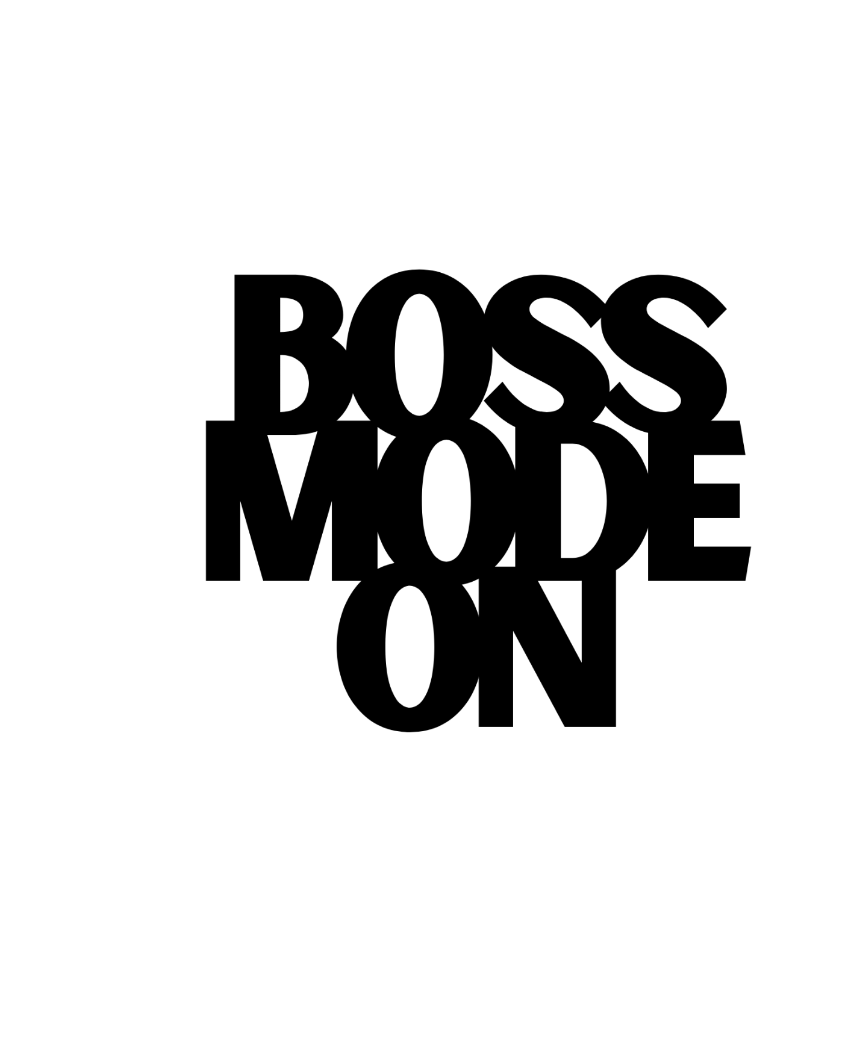 Boss Mode OnIron Wall Hanging Décor