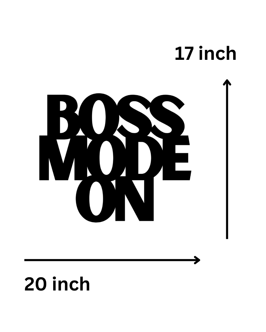 Boss Mode OnIron Wall Hanging Décor