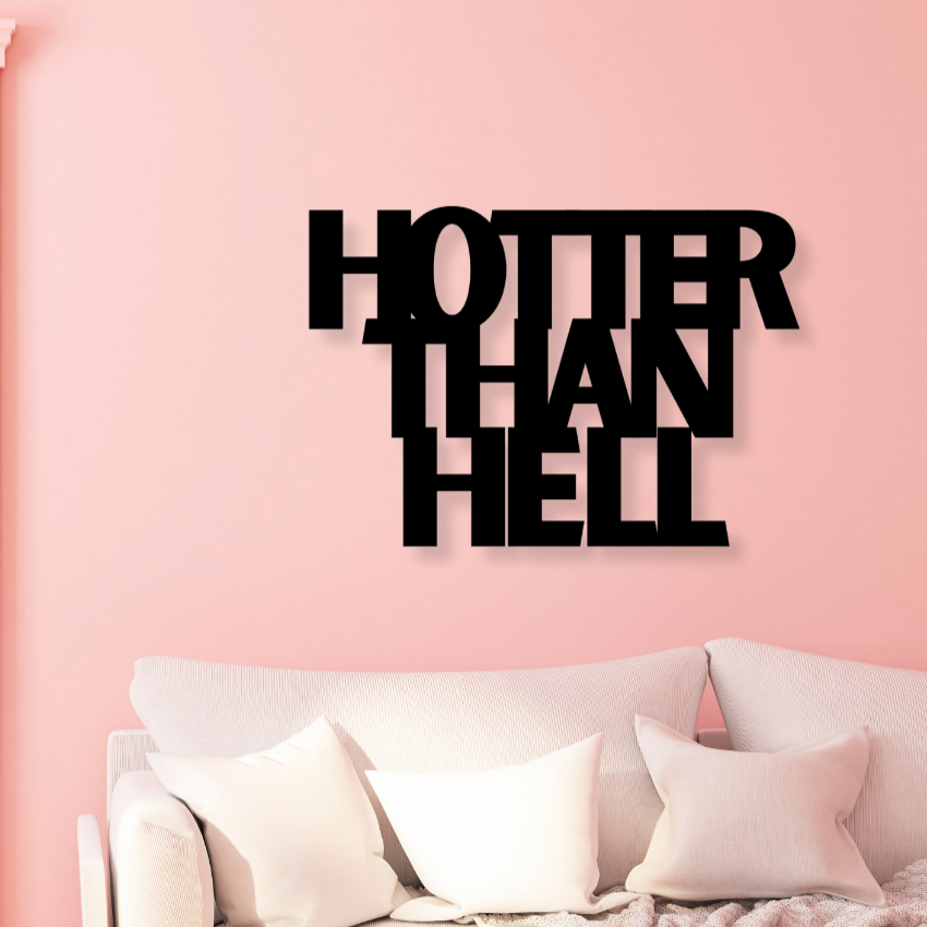 Hotter Than HellIron Wall Hanging Décor