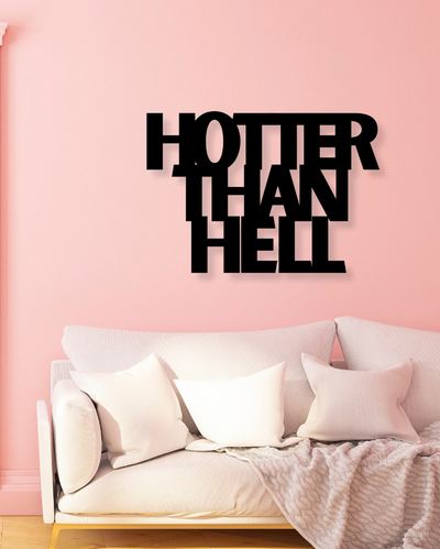 Hotter Than HellIron Wall Hanging Décor