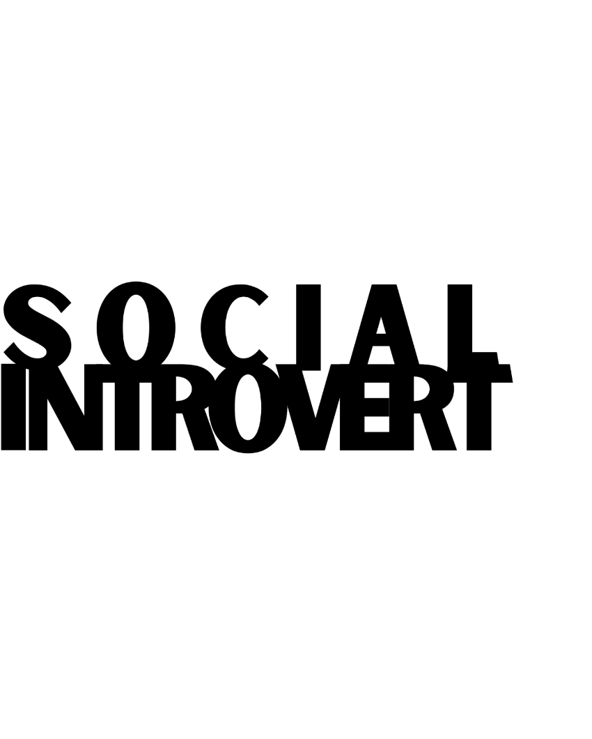 Social IntrovertIron Wall Hanging Décor