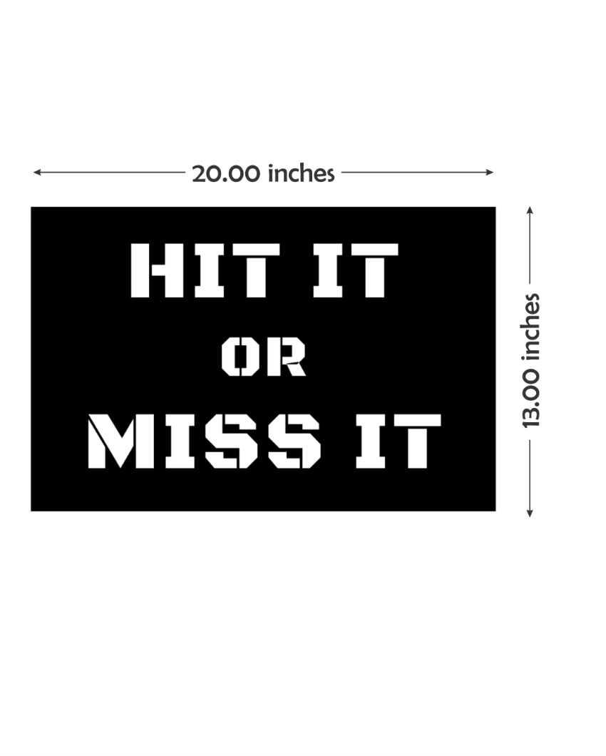 Hit It Or Miss ItIron Wall Hanging Décor