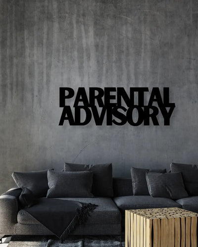 Parental AdvisoryIron Wall Hanging Décor