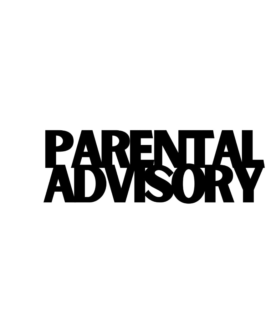 Parental AdvisoryIron Wall Hanging Décor