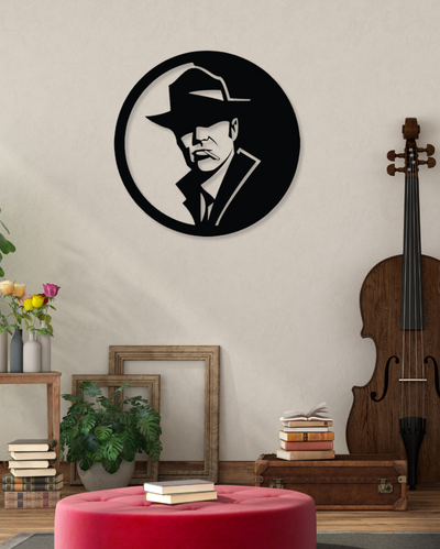 Sherlock Holmes DesignIron Wall Hanging Décor