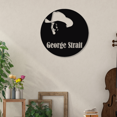 George StraitIron Wall Hanging Décor