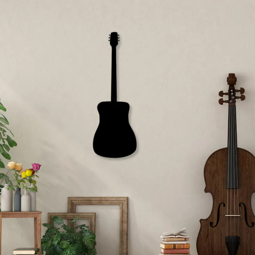 Guitar Beautiul DesignIron Wall Hanging Décor