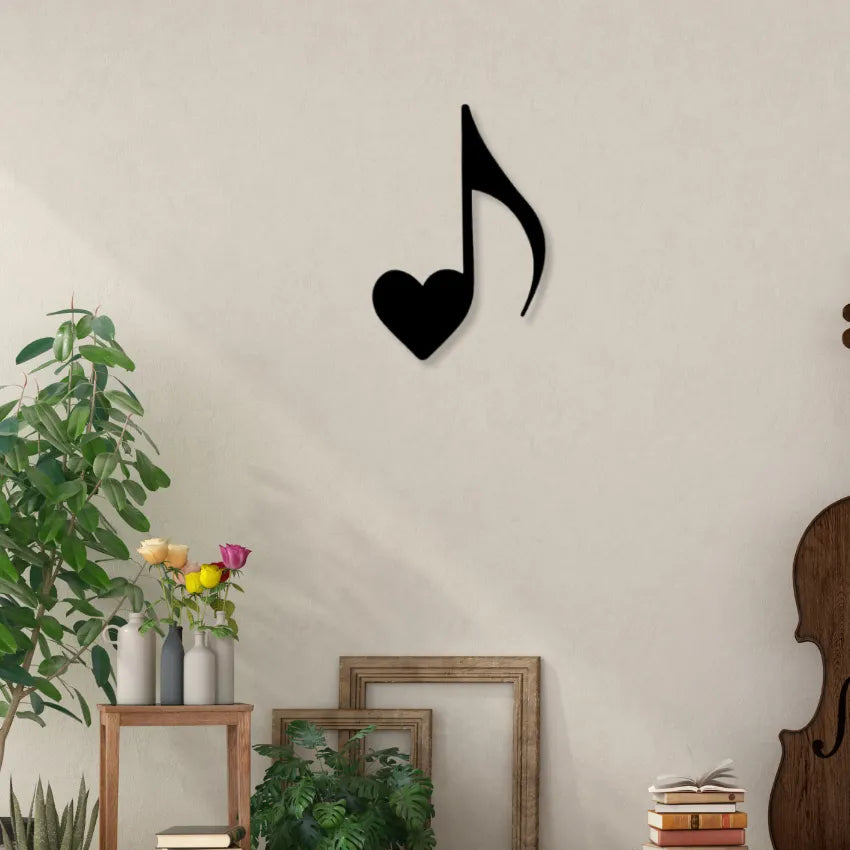 Love Musical NoteIron Wall Hanging Décor