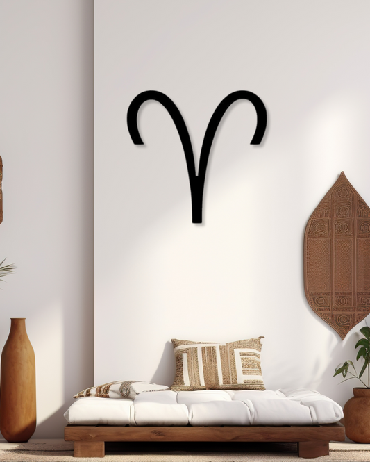 Aries Zodiac SignIron Wall Hanging Décor