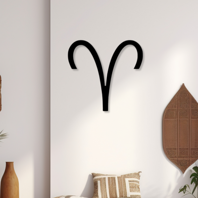 Aries Zodiac SignIron Wall Hanging Décor