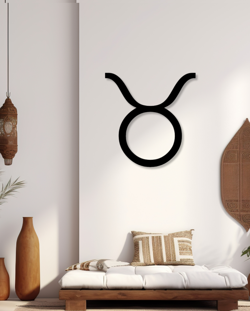 Taurus Zodiac SignIron Wall Hanging Décor