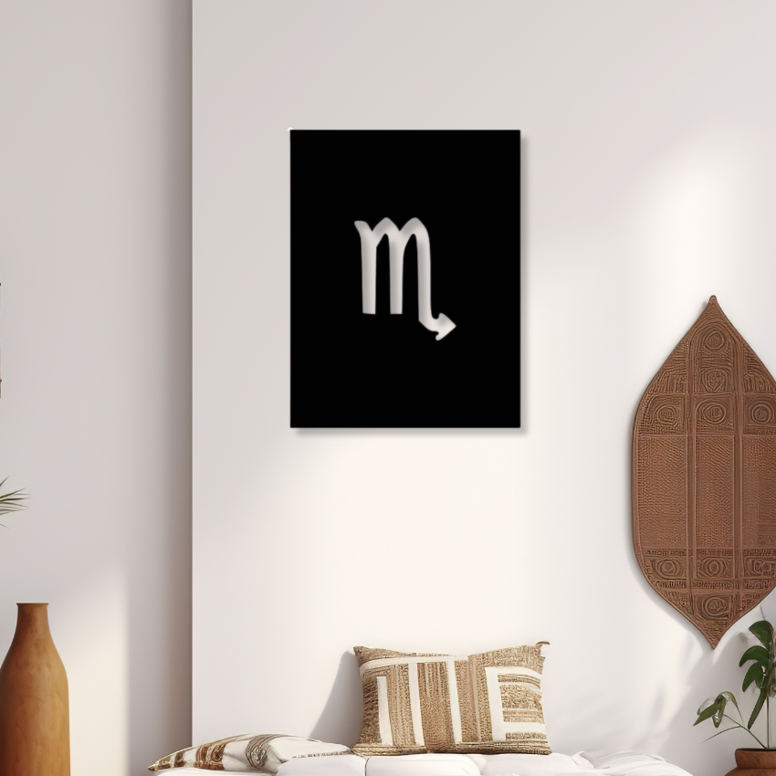 Scorpio Zodiac SignIron Wall Hanging Décor