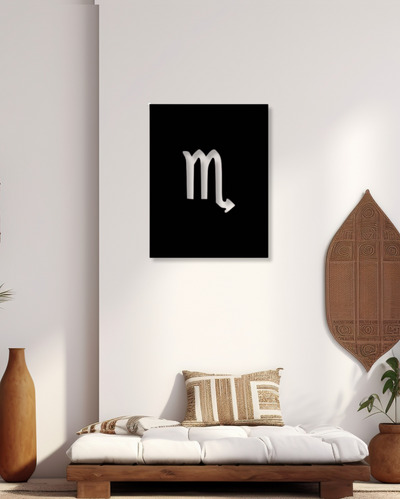 Scorpio Zodiac SignIron Wall Hanging Décor