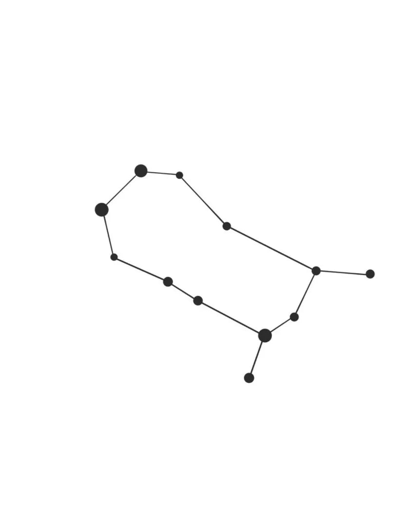 Gemini ConstellationIron Wall Hanging Décor