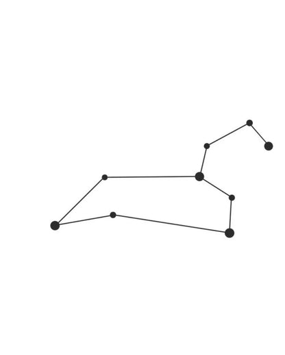 Leo ConstellationIron Wall Hanging Décor