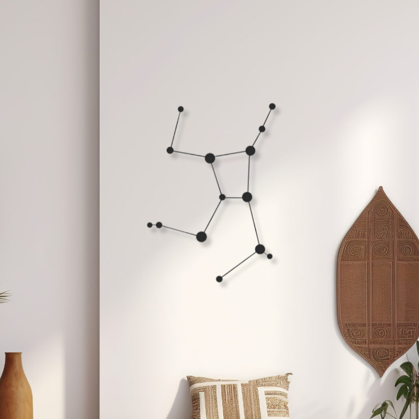 Virgo ConstellationIron Wall Hanging Décor