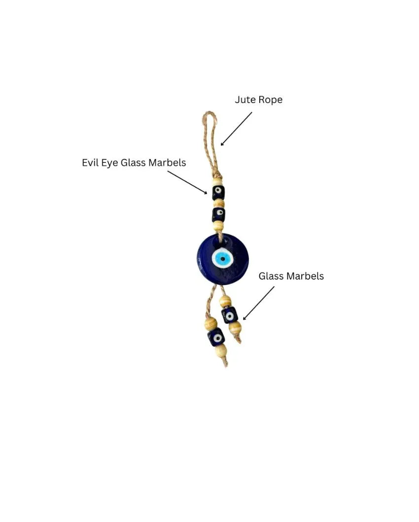 11 Beads Home Entrance Hanging Car Evil Eye | 3 x 11 inches