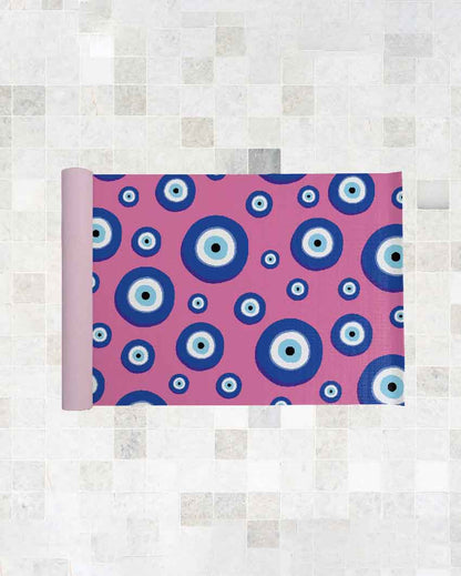 Evil Eye Kids Yoga Mat Pink