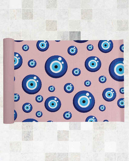 Evil Eye Kids Yoga Mat Peach