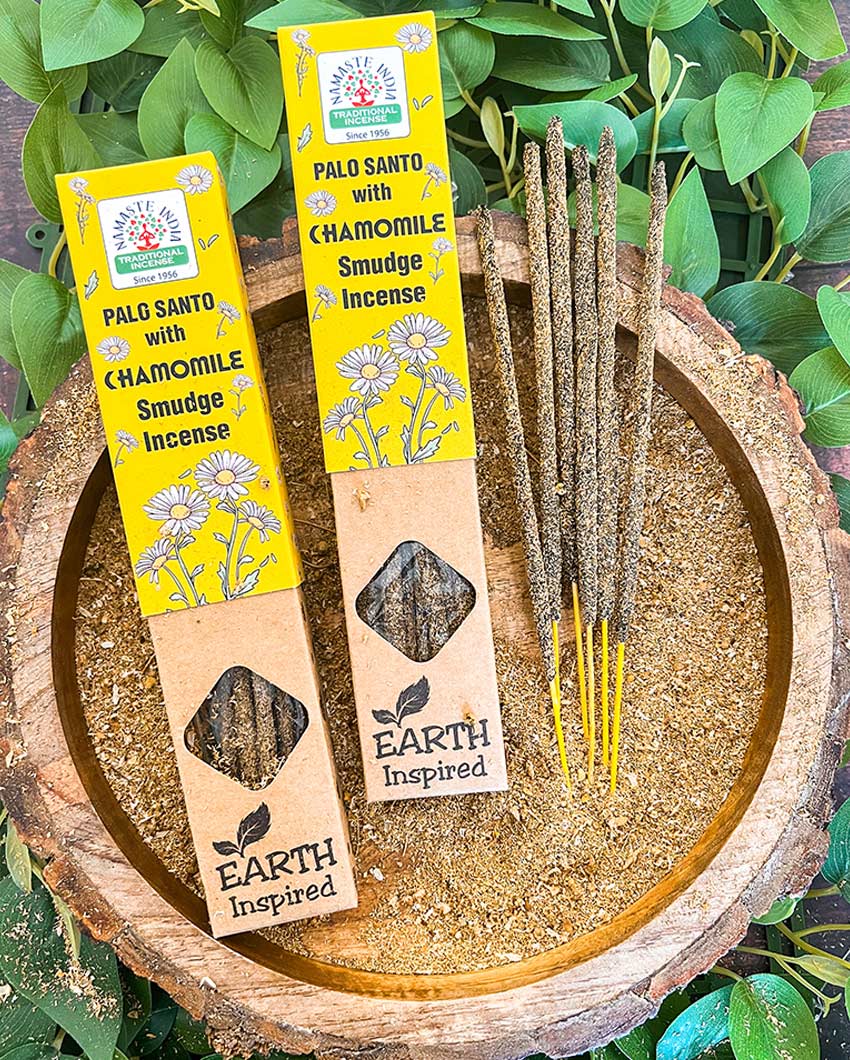 Chamomile Smudge Incense Sticks Soothing Scent for Peaceful Sleep | Set of 2 | 21 inches