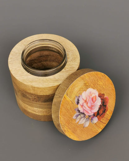 Rose Wooden Eco Friendly Jars | 250Ml