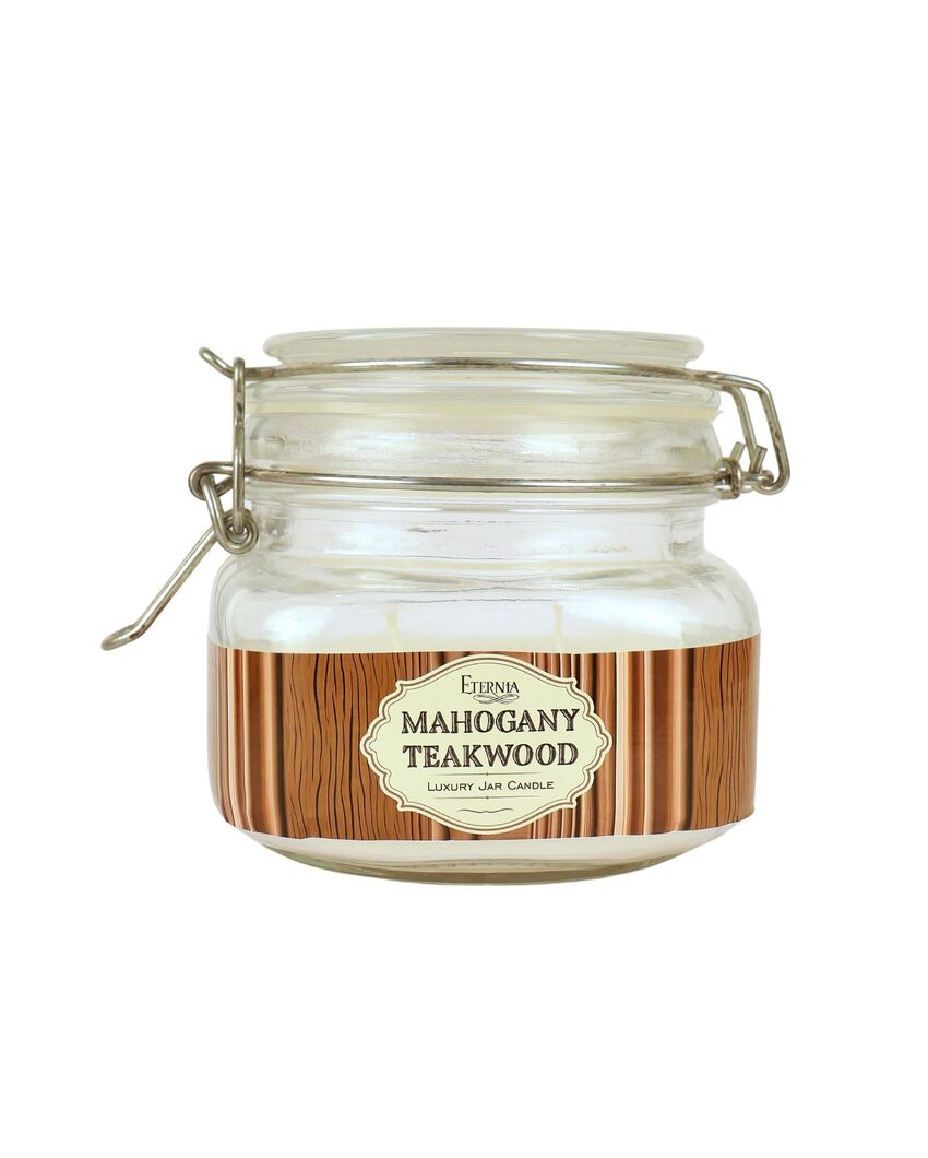 Long-Lasting Double Wick with Extended Burn Glass Jar Candles | 4 x 6 inches