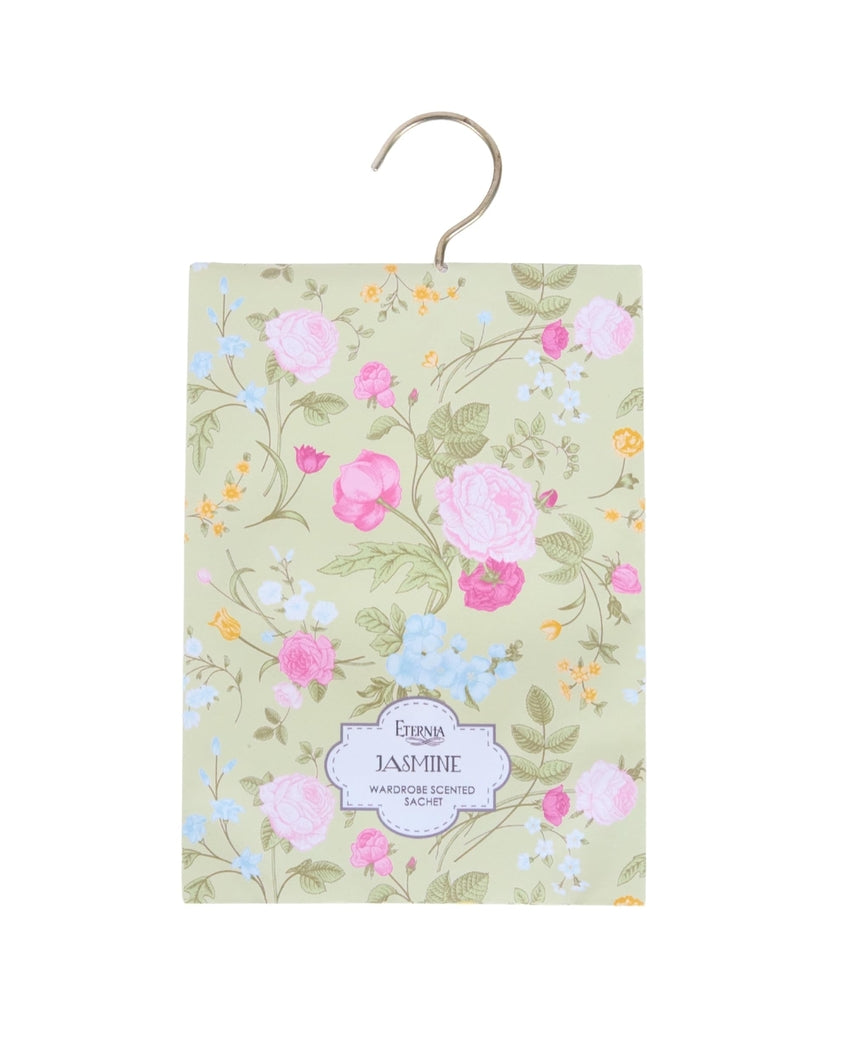 Fresh Aromas for Closets Jasmine Design Wardrobe Sachet | Set of 3 | 11 x 7 inches