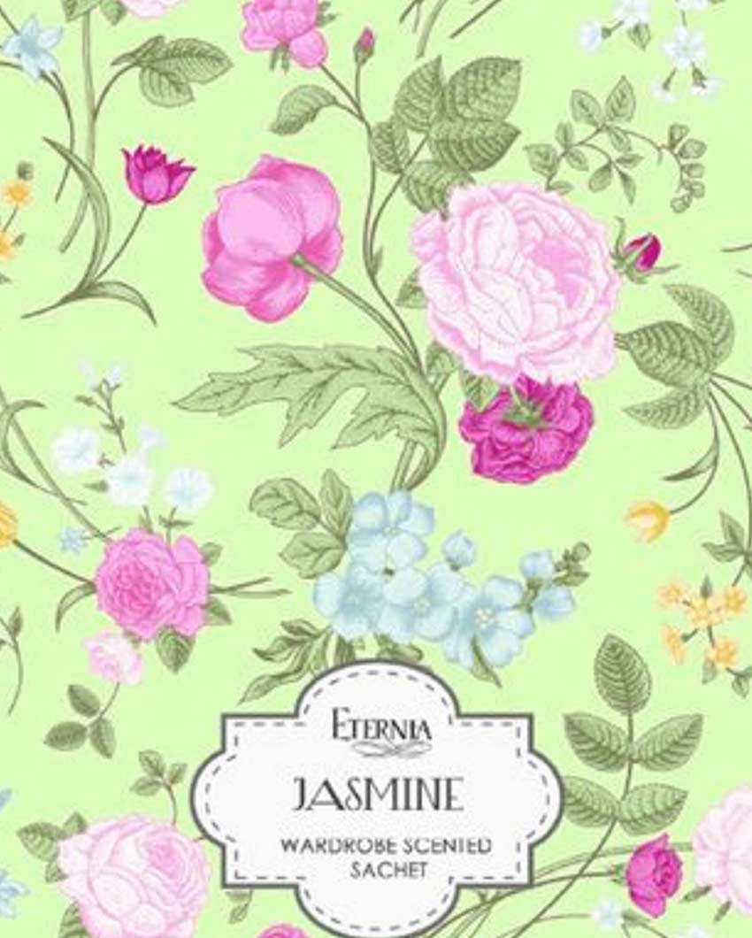 Fresh Aromas for Closets Jasmine Design Wardrobe Sachet | Set of 3 | 11 x 7 inches